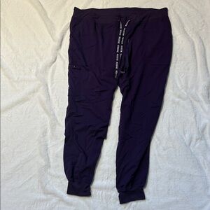 Med Couture Purple Jogger Pants